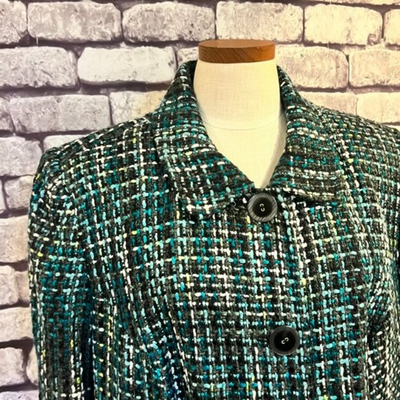 JM Collection NWT Fully Lined Long Sleeve Jacket Size 20W - Picture 2 of 10